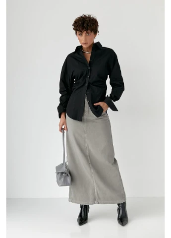 Черная рубашка Lurex