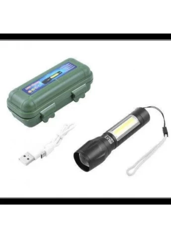 Світлодіодний ліхтарик Bailong Police COB USB BL-511 BL-515 BL-513 у пластиковому чохлі Том.М (377035532)