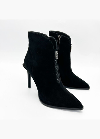 Черные демисезонная ботильоны (р) замша 0-1-1-b-1720-73b-r-019 Danler