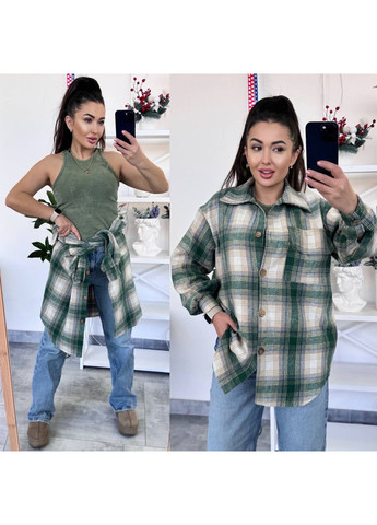 Зеленая рубашка Fashion