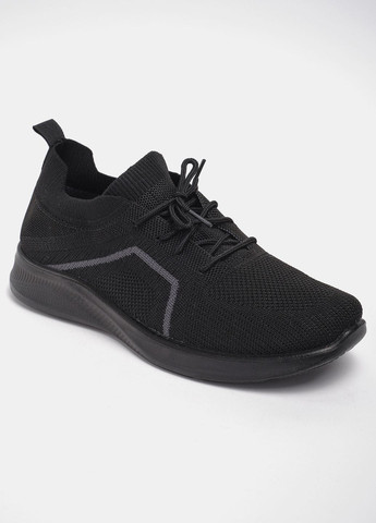 Черные летние кроссовки спорт m09-1 текстиль черный норма 3428 Power