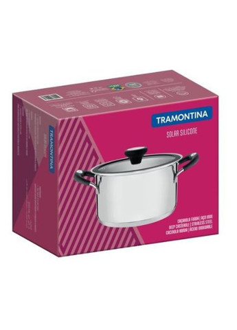 Каструля з нержавіючої сталі Solar Silicone (1,8 л) 16 см (62124/163) Tramontina (314865603)