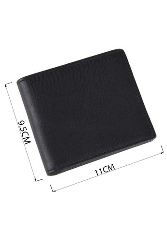 Гаманець чоловічий 14516 шкіряний Чорний Vintage (329146644)