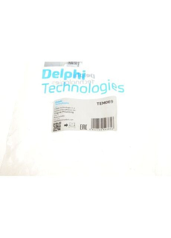 Опора двигуна гумометалева RENAULT CLIO II/ESPACE IV/LAGUNA II/VEL SATIS 2000=> REAR TEM069-ua Delphi (366276249)