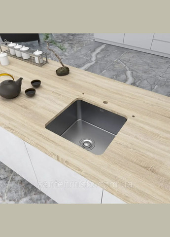 Комплект кухонної мийки та змішувача з нержавіючої сталі NS-4643 Nett (336935150)