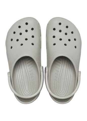 темно-серебряные кроксы clog elephant 10001 Crocs