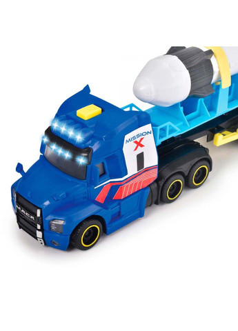 Іграшкова вантажівка Тягач Mack Космічна місія з причепом та ракетою 41 см Dickie toys (278082685)