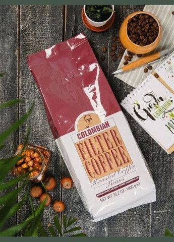 Турецька кава в зернах Mehmet Efendi Colombian 1 кг, арабіка 100%, Колумбія, оригінал No Brand (347311525)