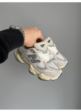 Кроссовки женские и мужские New Balance 9060 Sea Salt | Нью Беланс 9060 серые No Brand серые демисезоны (361155240)