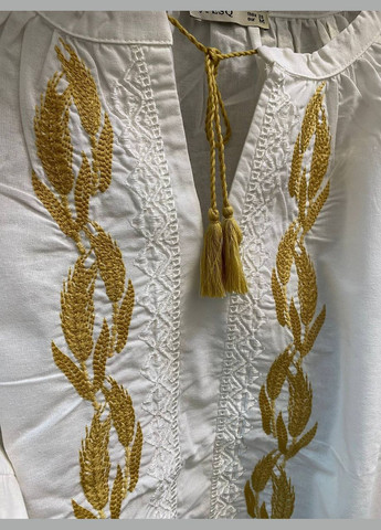 Жіноча вишиванка Жито біла ESQ 6791 (325220047)