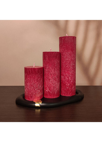 Червоні свічки з пальмового воску Liliya Flowers (366026755)