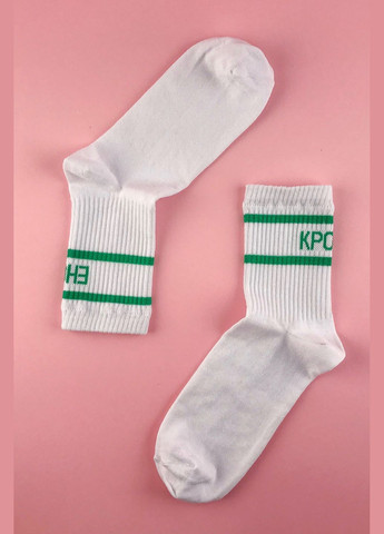 Бавовняні шкарпетки з високою гумкою SOX крошка енот арт.106 white (280937620)