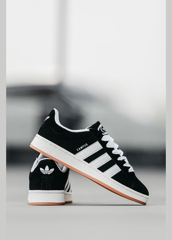 Черно-белые демисезонные кроссовки мужские adidas Campus 00s