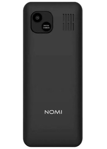 Телефон кнопковий i2830 Black (чорний) Nomi (297913705)