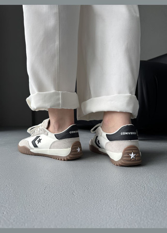 Кросівки жіночі і чоловічі Converse Run Star Trainer White Black | Конверс Ран білі No Brand білі демісезони (342717941)