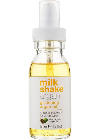Арганієва олія для глибокого відновлення і блиску волосся Argan Glistening Argan Oil 250ml (630041-88029) Milk Shake (368619901)