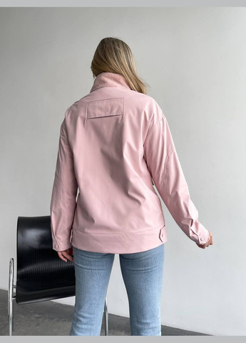 Рожева жіноча тепла куртка колір рожевий р.xxl 450300 New Trend