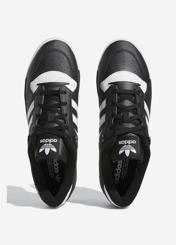 Черно-белые кеды adidas Rivalry Low FZ6327