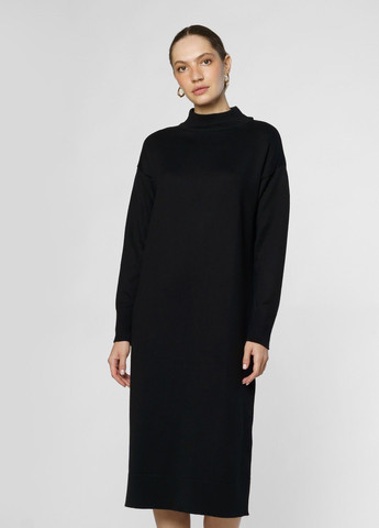 Черное кэжуал платье черное Arber