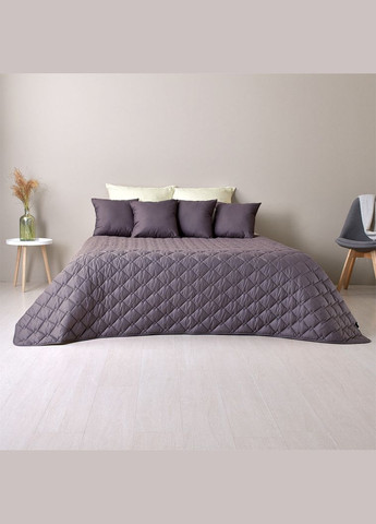 Покривало Стиль Cube двостороннє шоколад/бежевий 180*210 IDEIA (288046339)