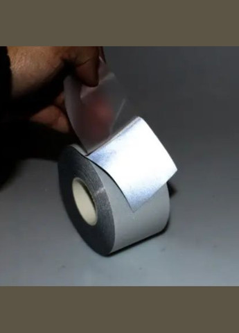 Світловідбиваюча стрічка для одягу 25 мм на 5м сірий Jannet Стрічка (318172877)