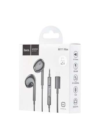 Навушники M111 Max Primero digital headset iP Black Hoco (297455489)