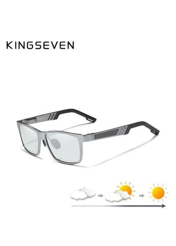 Фотохромные солнцезащитные очки в классической оправе с поляризованными линзами N7180 DESIGN KINGSEVEN (299332618)