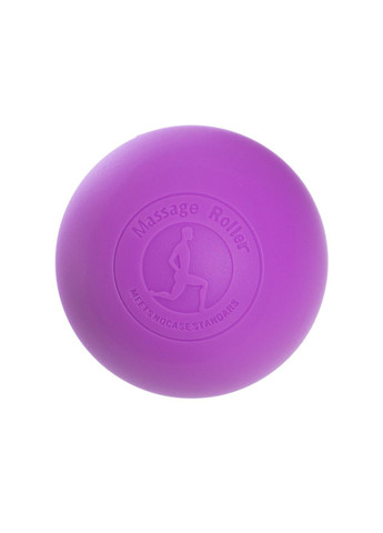 Массажный мячик каучук 6.5 см EF-2076-V Violet EasyFit (290255555)