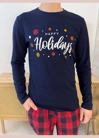 Чоловіча новорічна піжама "Глен", червоно-синя Cosy (352769722)