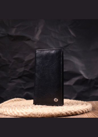 Вертикальний гаманець для чоловіків із натуральної шкіри 19420 st leather (331907073)