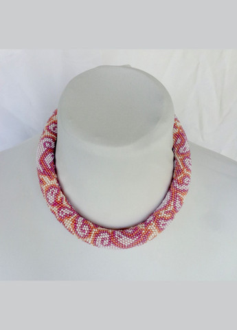 Жгут из бисера ручной работы в розовых тонах "Восточная Луна" No Brand (358224537)