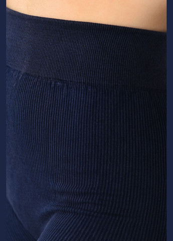 Лосины женские в рубчик темно-синего цвета Let's Shop (278274397)