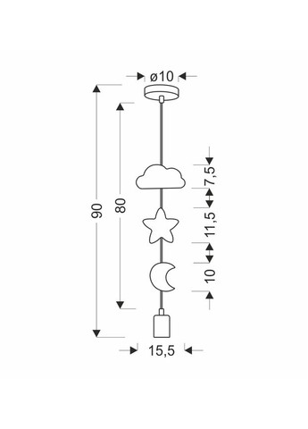 Люстра MOON (31-12081) Candellux (361312818)