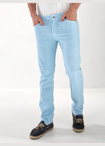 Голубые демисезонные джинсы alexia straight мужские Fashion