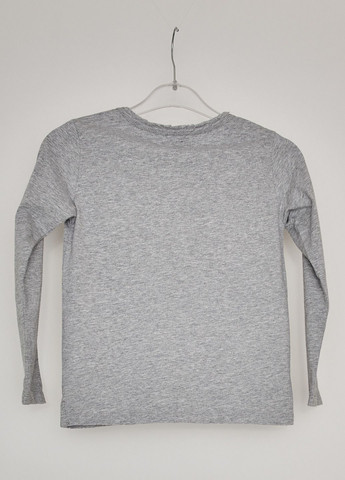 Серый демисезонный повседневный лонгслив Andy Warhol