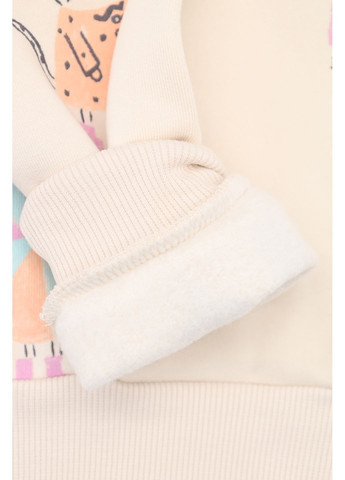 Молочный зимний костюм с штанами для девочки цвет молочный цб-00283914 Iggy