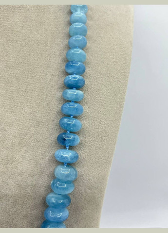 Бусы аквамарин 46 см No Brand (305836861)