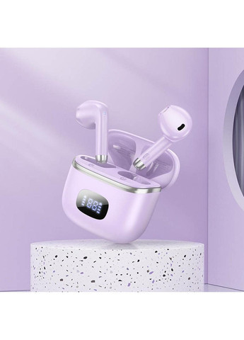 Бездротові навушники. Bluetooth-навушники EQ1 Music guide true wireless BT headset Purple Hoco (367724153)