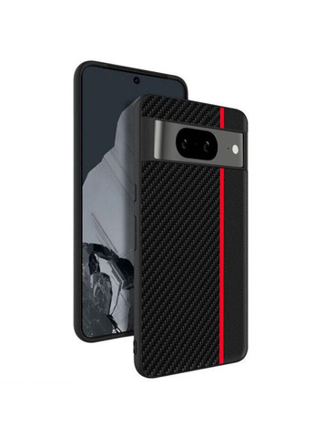 Чехол накладка CFC для Google Pixel 8 - Black&Red Primolux (332994235)