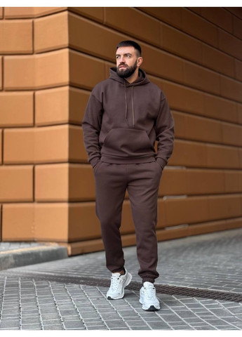 Чоловічий спортивний костюм з худі та штанами No Brand (371813902)