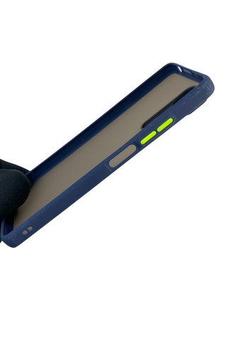 Чехол для телефона Redmi Note 12 Pro 4G с высокими бортами на сяоми редми нот 12 про темно-синий Xiaomi (366228467)