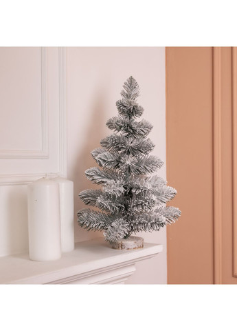 Штучна новорічна міні ялинка «Полонинська» зимова 45 см SOK-M-04-2 LUGI (371479632)