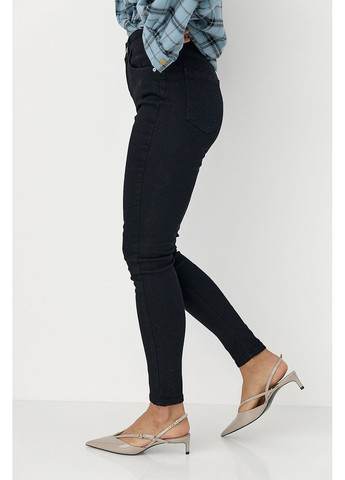 Облегающие джинсы Skinny - черный цвет Lurex - (364967717)