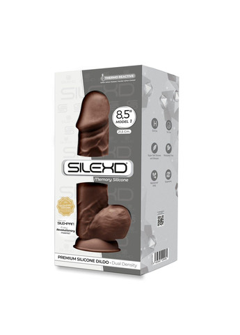 Фаллоимитатор Norman Brown (MODEL 4 size 8.5in), двухслойный, силикон + Silexpan, диаметр 5 см - CherryLove Silexd (332209440)