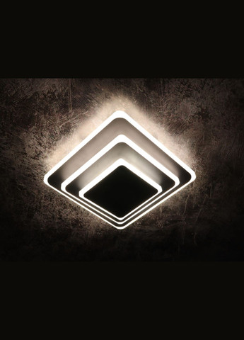 Сучасний креативний світильник стельовий LED для кухні ванної офісу 25467 Чорний 7х25х40 см. Sunnysky (364490776)