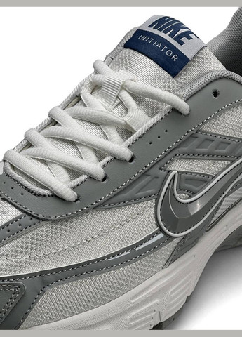 Белые демисезонные кроссовки мужские nike No Brand Initiator White Grey