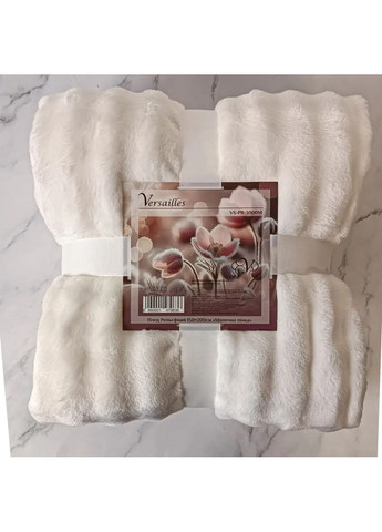 Плед Рельєфний Молочна пінка VS-PR-4400M 200х220 см молочна Versailles (364108035)