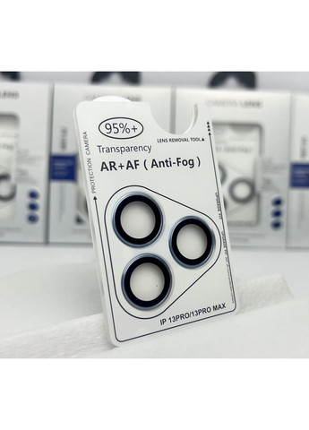 Окремі лінзи на камеру 13 PRO MAX Camera lens Metal AR + AF захисні для айфон Блакитний \ Light Sierra Blue No Brand (369136851)