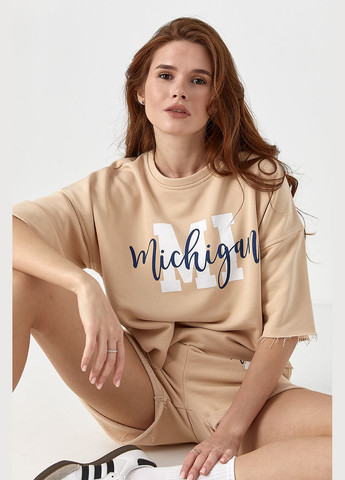 Спортивний костюм з принтом Michigan - темно-сірий колір Lurex (335077241)