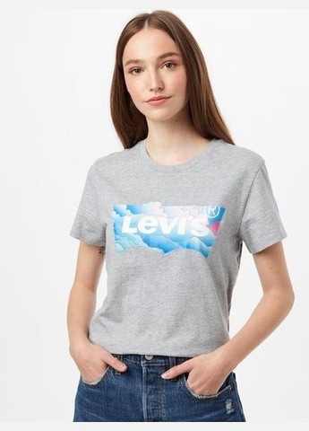 Серая всесезон футболка с коротким рукавом Levi's
